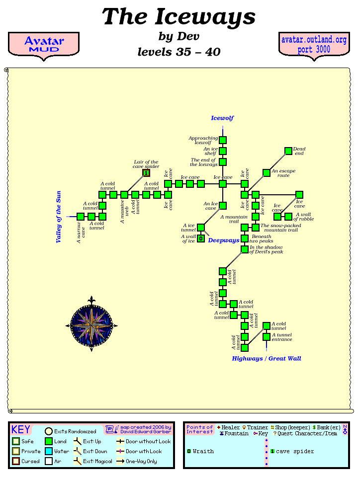 Avatar MUD Area Map - Iceways.GIF